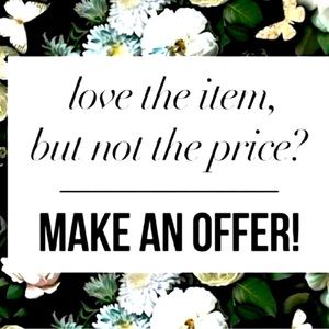💚 If you love an item in my closet but would like a lower price…